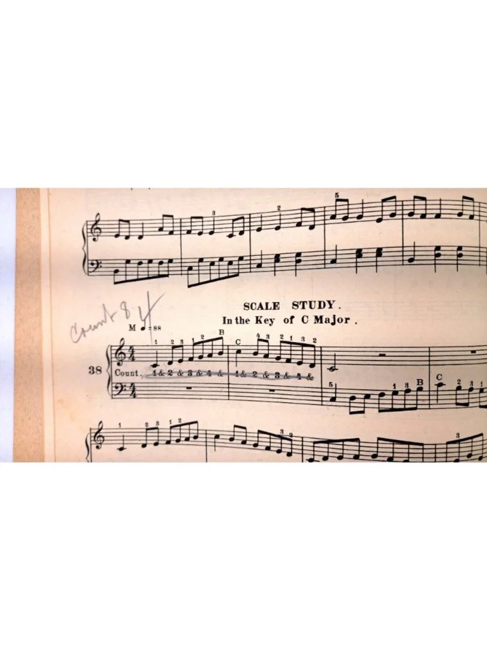 Vintage Wm. Berold's Piano Course Book 1 Beginner Etudes & Studies Easy 1914